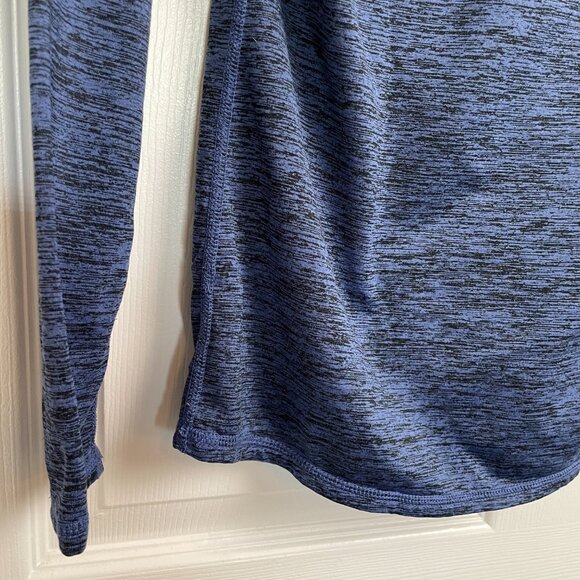 Cuddl Duds Climate Right Blue Black Long Sleeve Crew SMALL Womens Underlayer - Picture 2 of 11